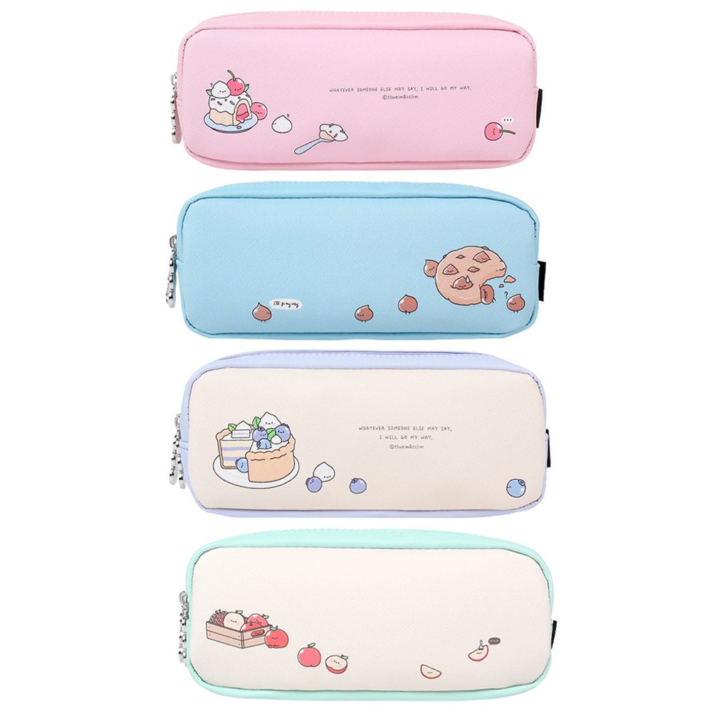 Pinkfoot Dangguni Carrot Friends Cute Rectangle 8 Pencil Case Pen Pouch