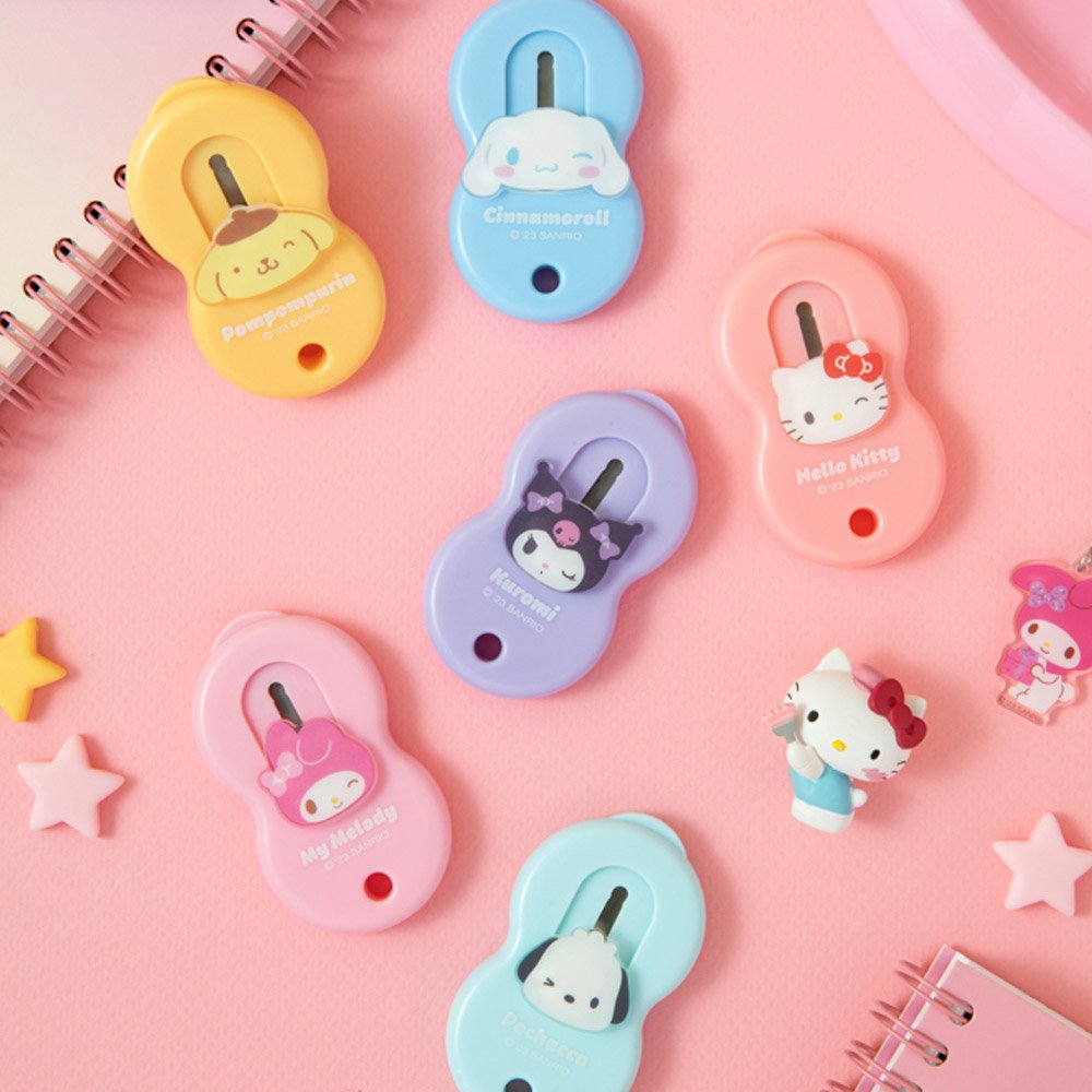 Sanrio Characters Safety Cap Scissors Kuromi