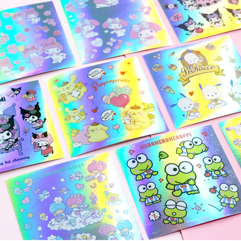 Sanrio Characters Deco Sticker Sheet Cinnamoroll