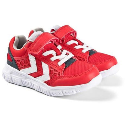 Hummel Crosslite JNR Risk Red Trainers – Grizzly
