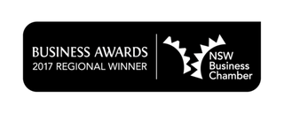 NSW Business Chamber Business awards 2017 Regional Winner