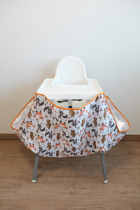 High Chair Food Catcher Wild Life Tribe Toddlequest