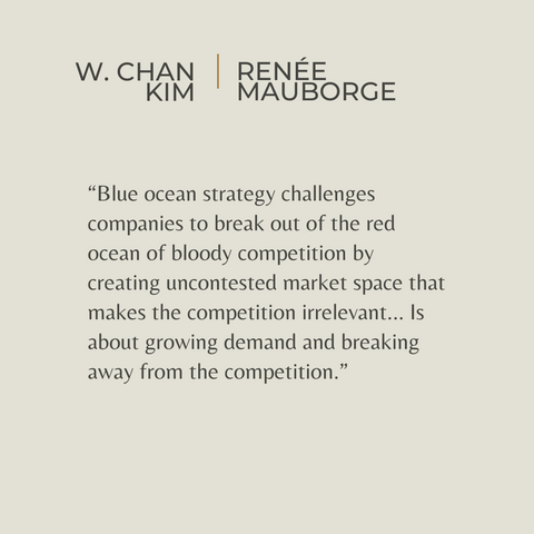 BLUE OCEAN STRATEGY - Quote 2