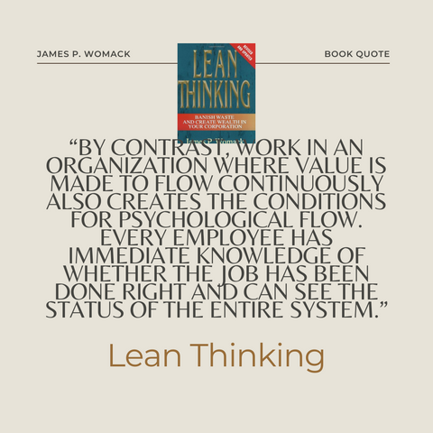 Lean Thinking Banish Waste and Create Wealth in Your Corporation by James P. Womack quote 2