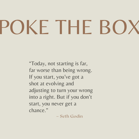Poke The Box Book Summary by Seth Godin Quote 1