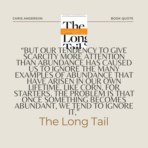 The Long Tail Book Summary Niche Down To Succeed book quote