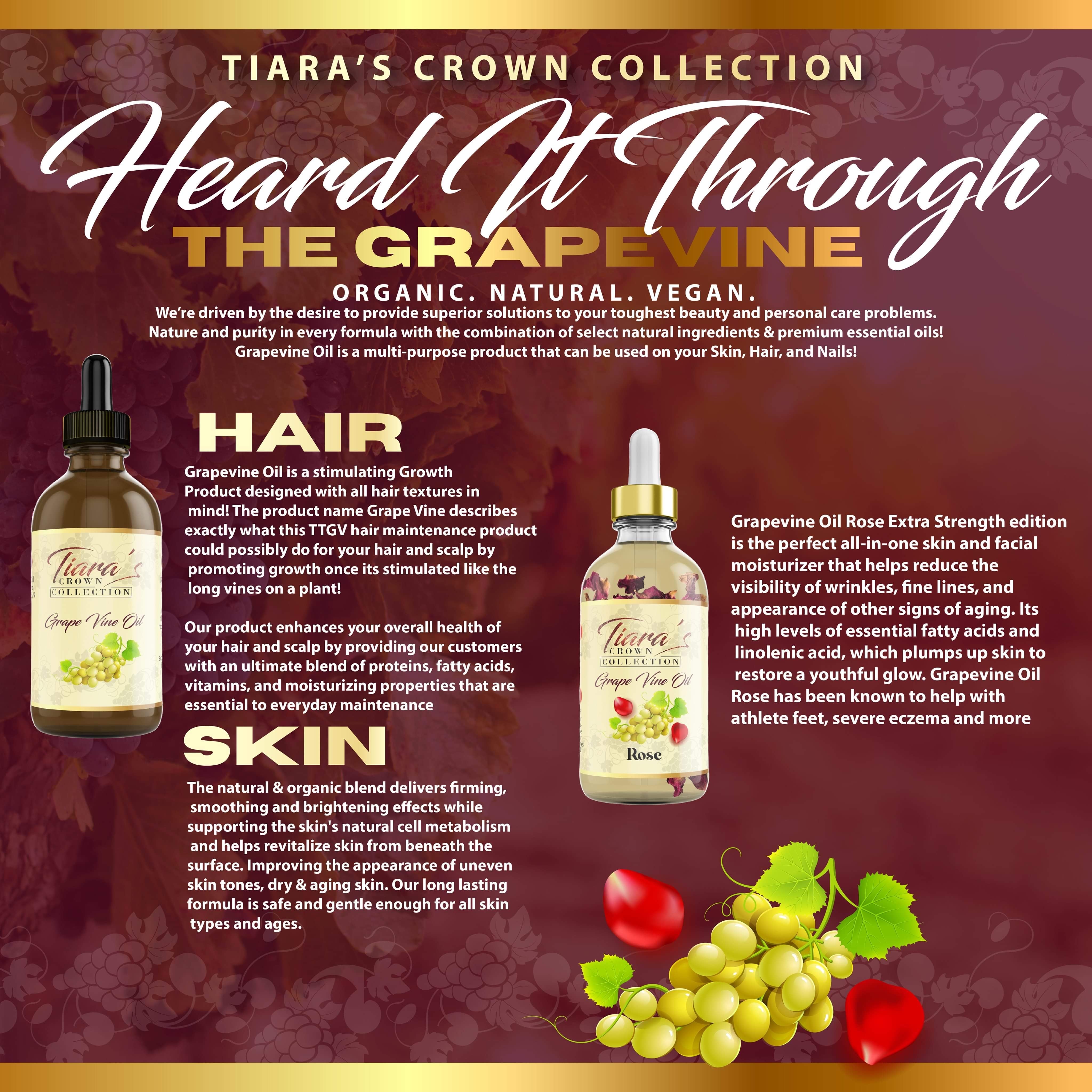 Grapevine Oil Rose Tiara S Crown Collection