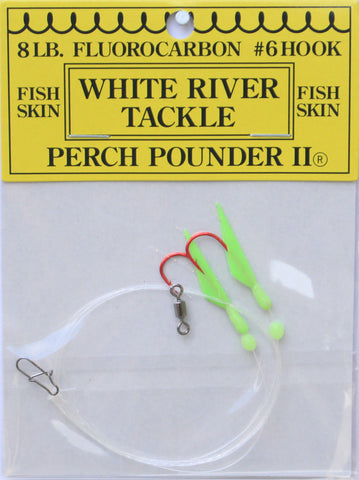 White River Tackle - Perch Pounder II Glow Pink Size 6 Hook – Tangled  Tackle Co