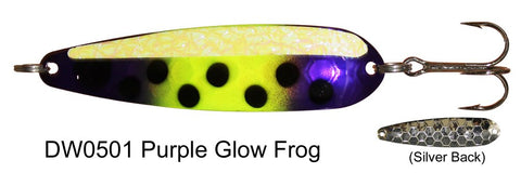 DW 0503 Glow Frog White Belly - Dreamweaver Lures