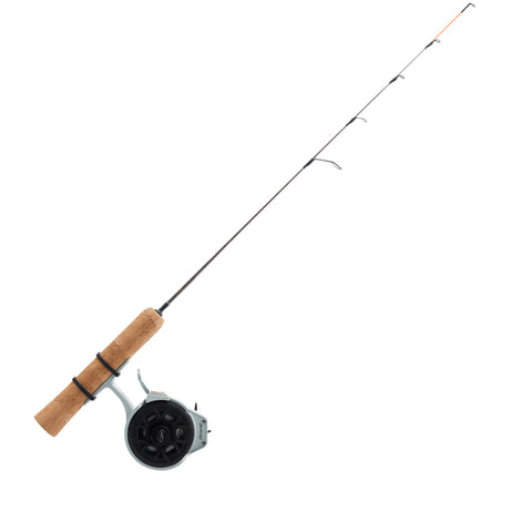 Pflueger President Spinning Reel and Fenwick Elite Tech Ice Fishing Rod  Combo, 27 - Medium Light, Multi