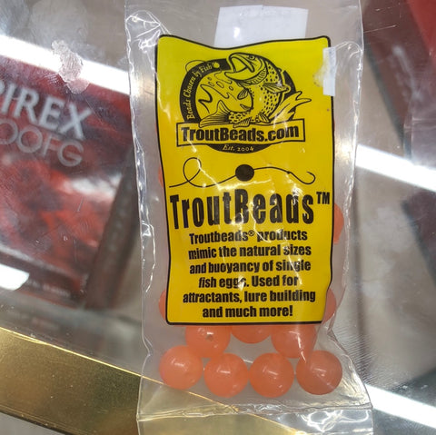Trout Beads 10mm Peach Roe-30 – Tangled Tackle Co