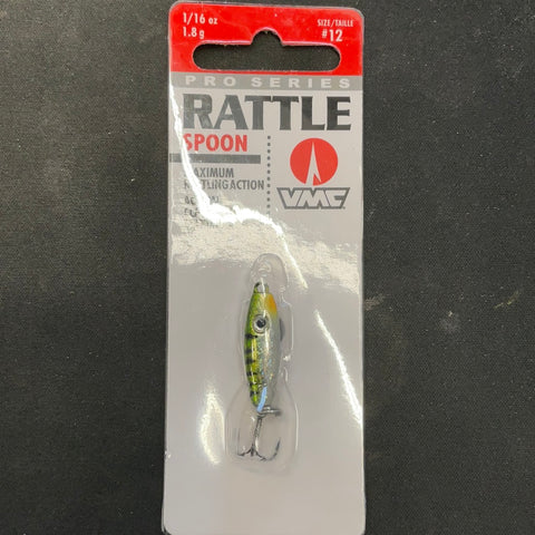 Rattle Spoon 1/16oz Perch – Tangled Tackle Co