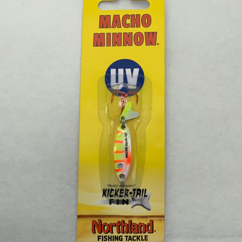 Macho Minnow 1/8oz UV Firetiger – Tangled Tackle Co