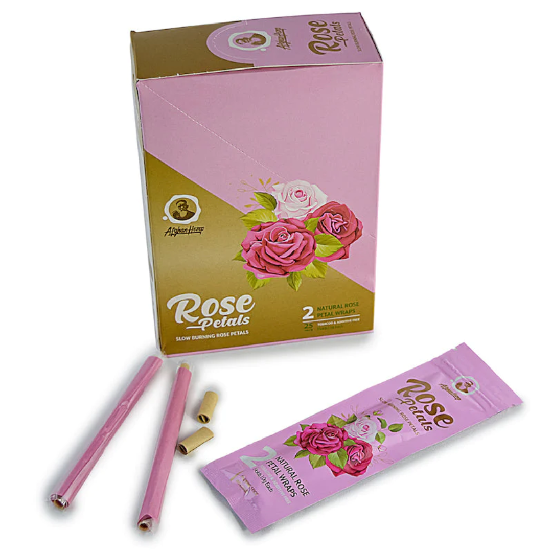 How To Roll A Rose Petal Blunt!  Rolling Up A Rose Petal Blunt