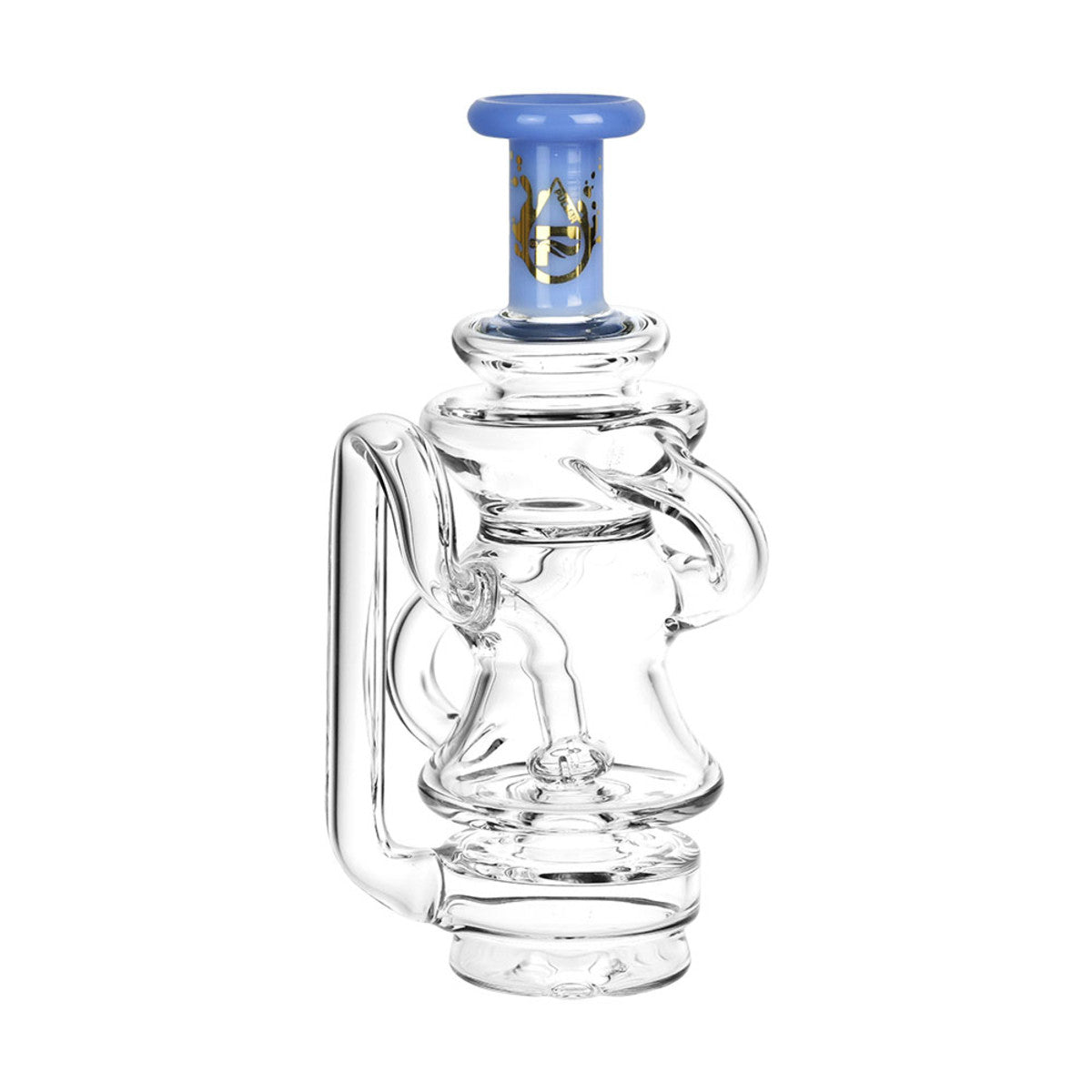 Waffle Recycler Perc Puffco Peak Glass Top 1 Count Assorted Colors - Puffr