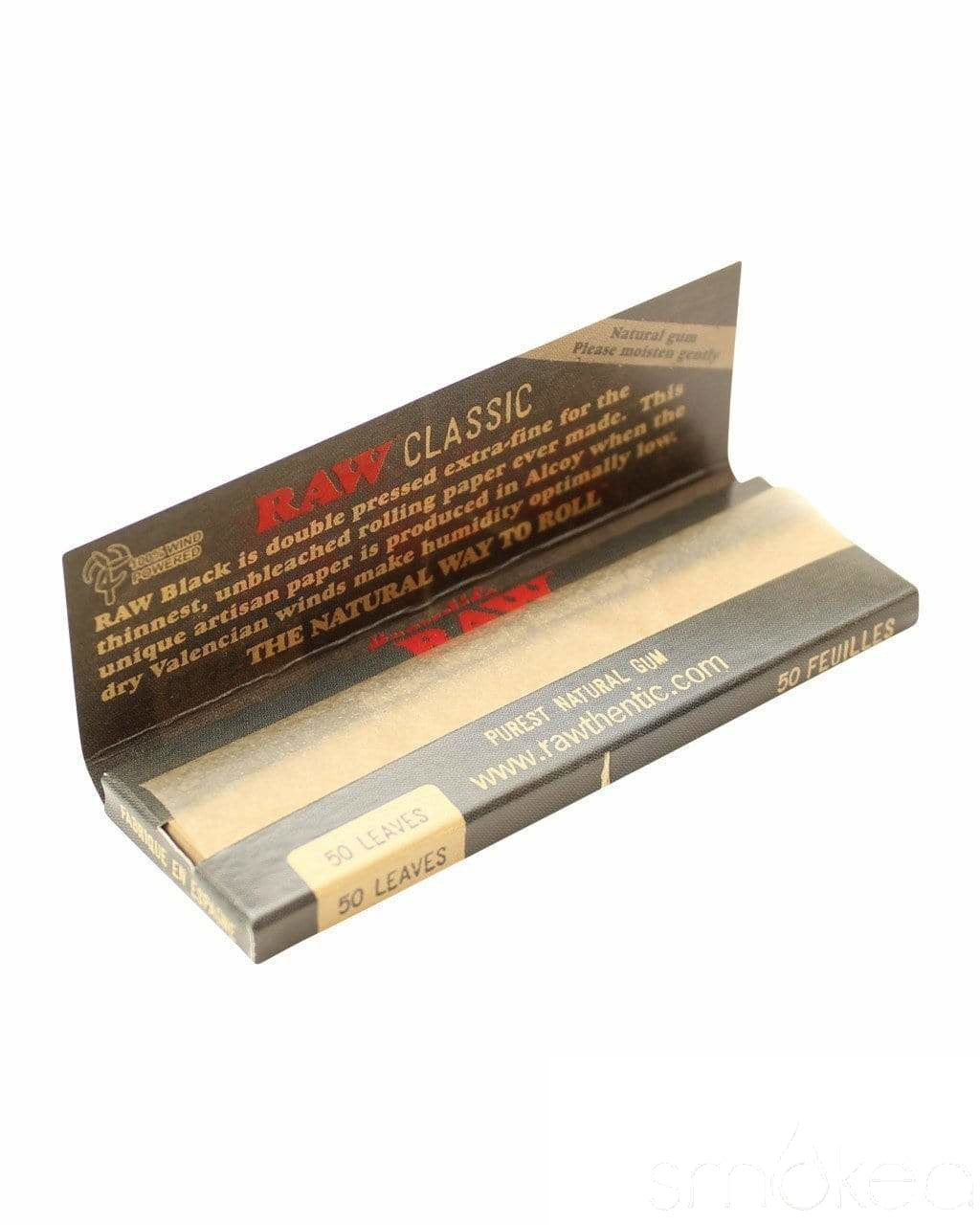 RAW Black Classic Rolling Papers King Size Slim - BOOM Headshop