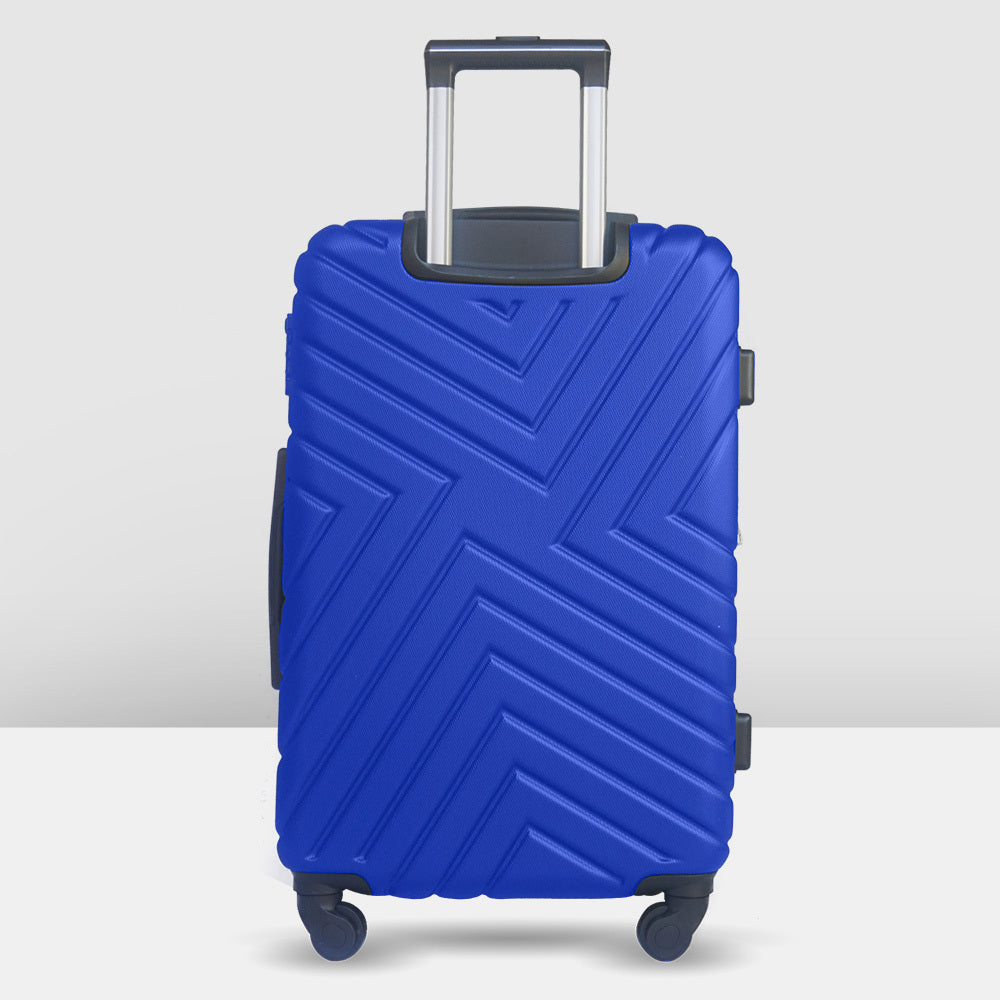 royal blue suitcase