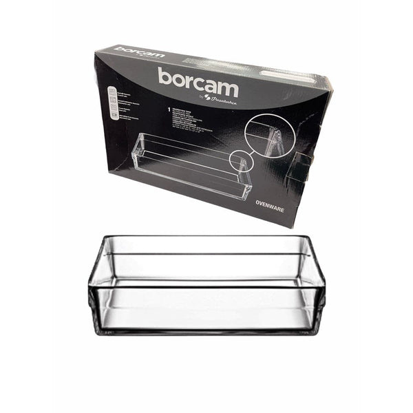 Borcam Rectangular Roaster Baking Dish Oven Safe 2500 cc 367*257*60 mm