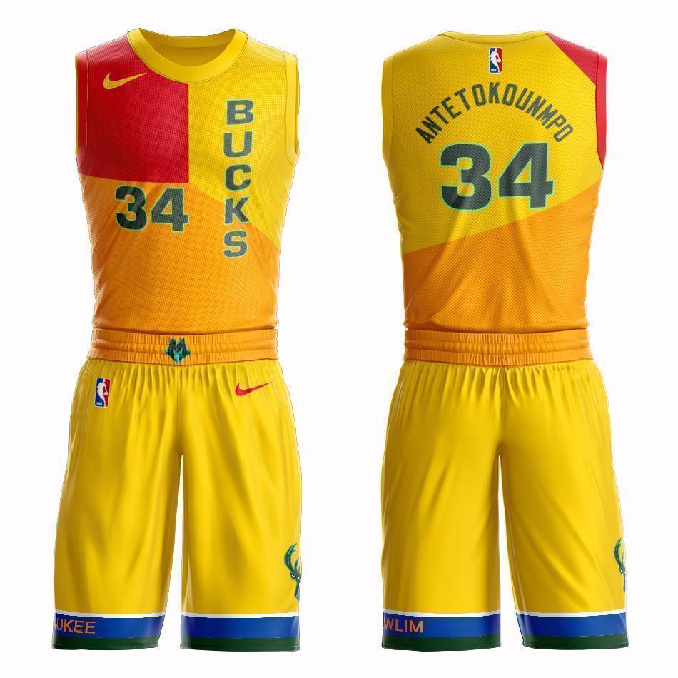 bucks jersey yellow