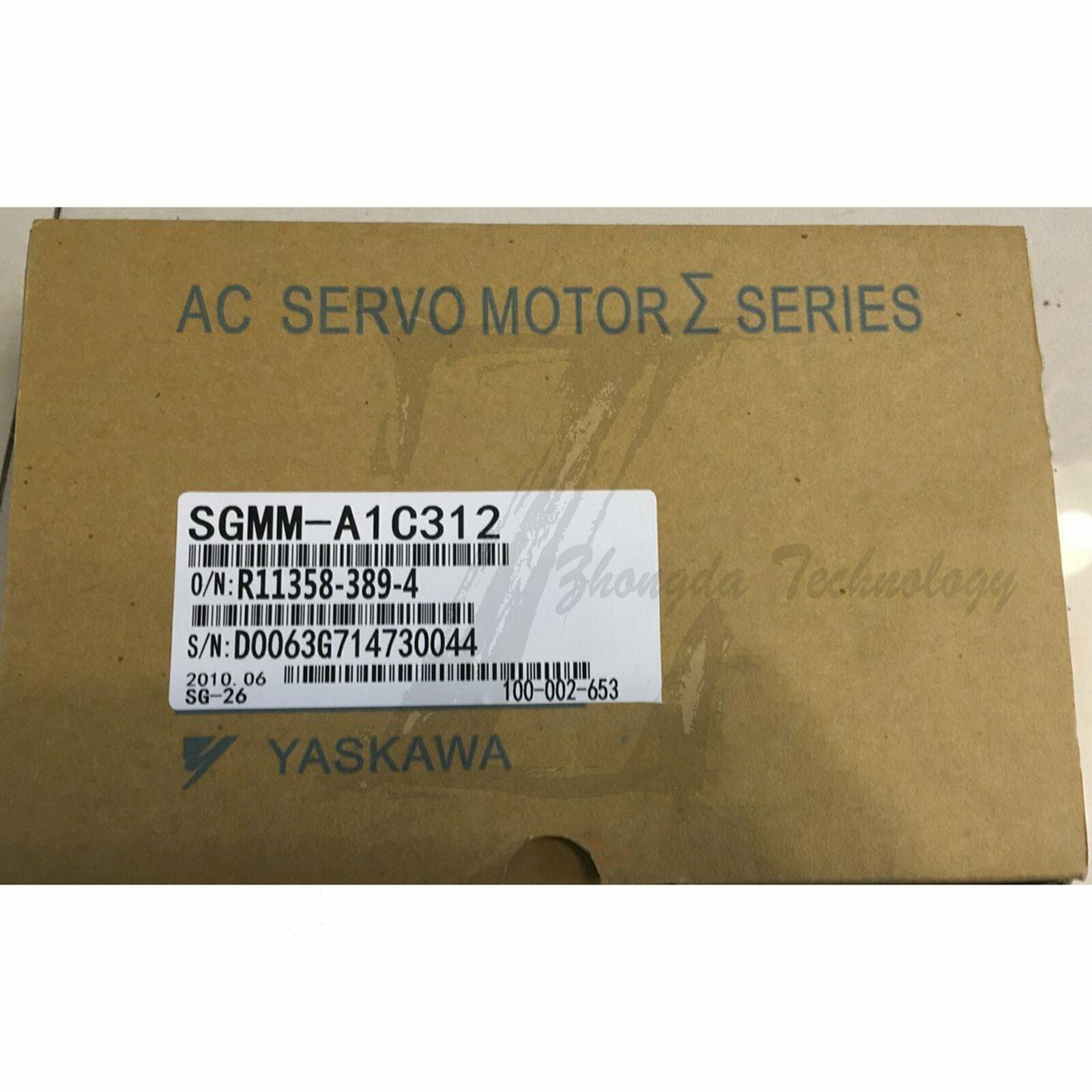 New In Box Yaskawa SGMM-A1C312C AC servo motor One year