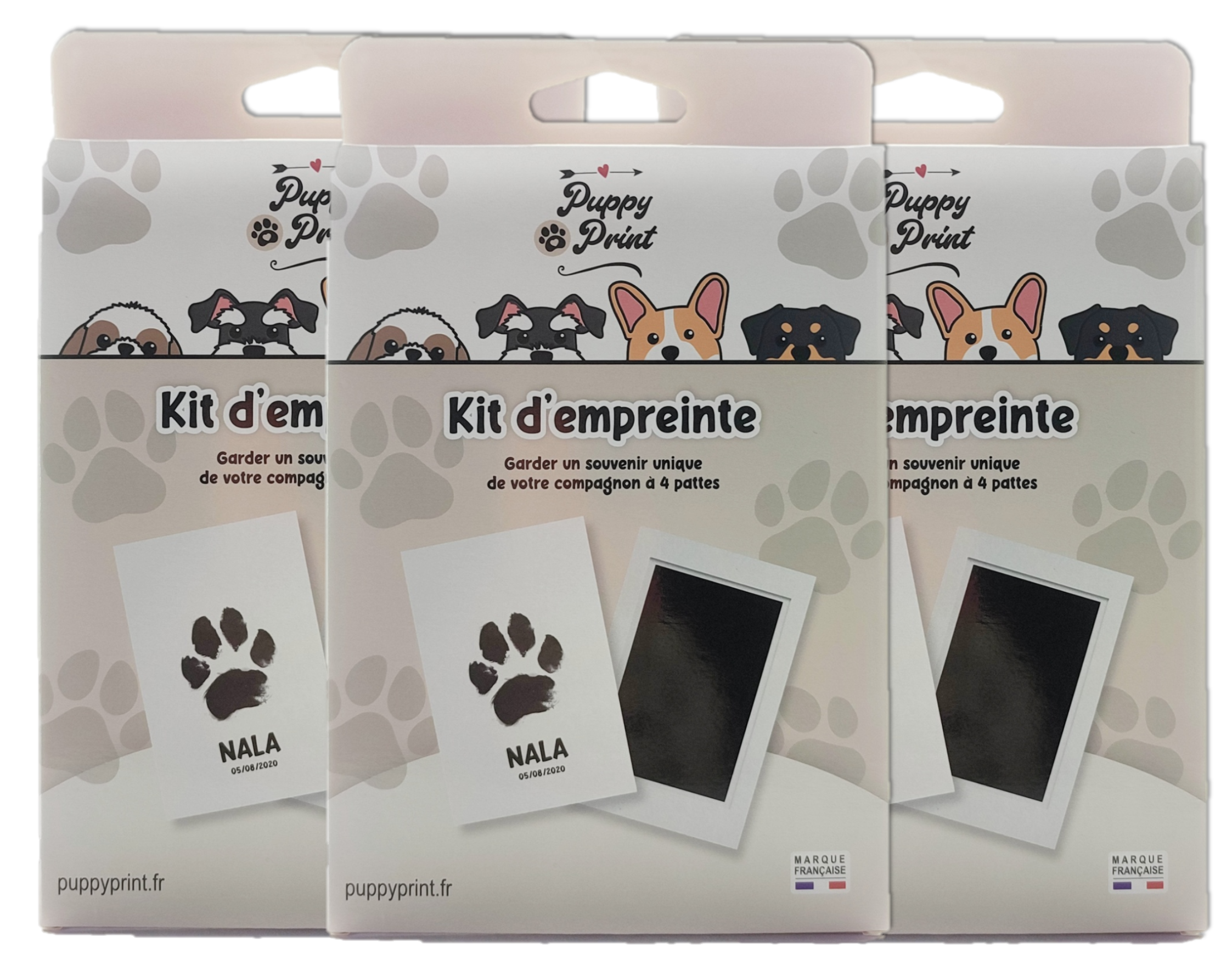 Kit d'empreintes pour chiens et chats Pawprint'Dog - BadogShop