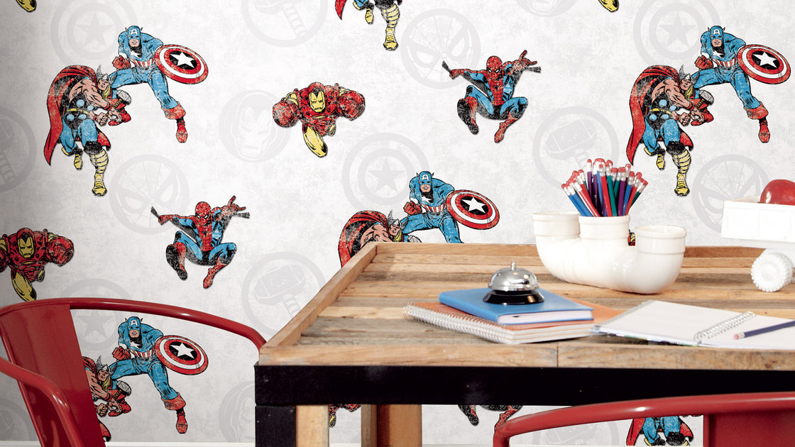 Marvel Peel and Stick Wallpaper – RoomMates Decor