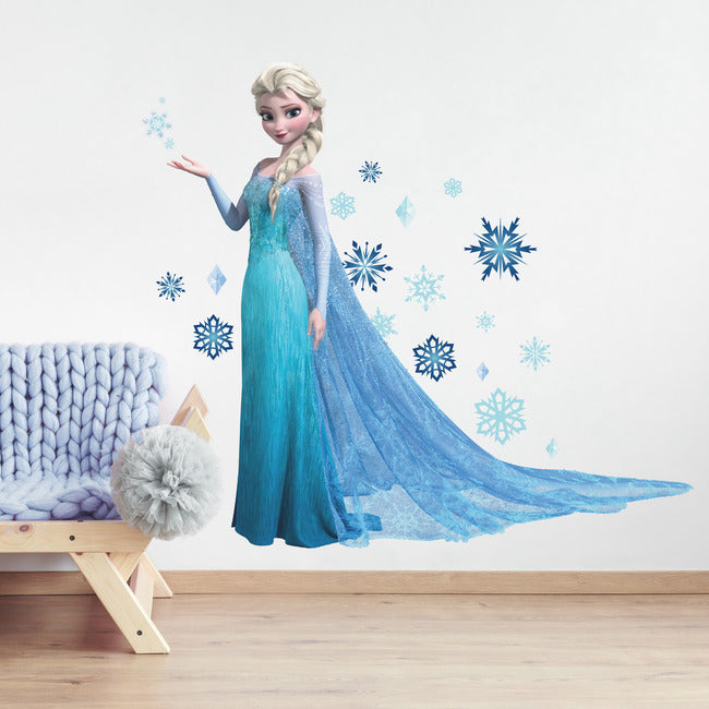 Frozen Elsa Giant Wall Decals with Glitter