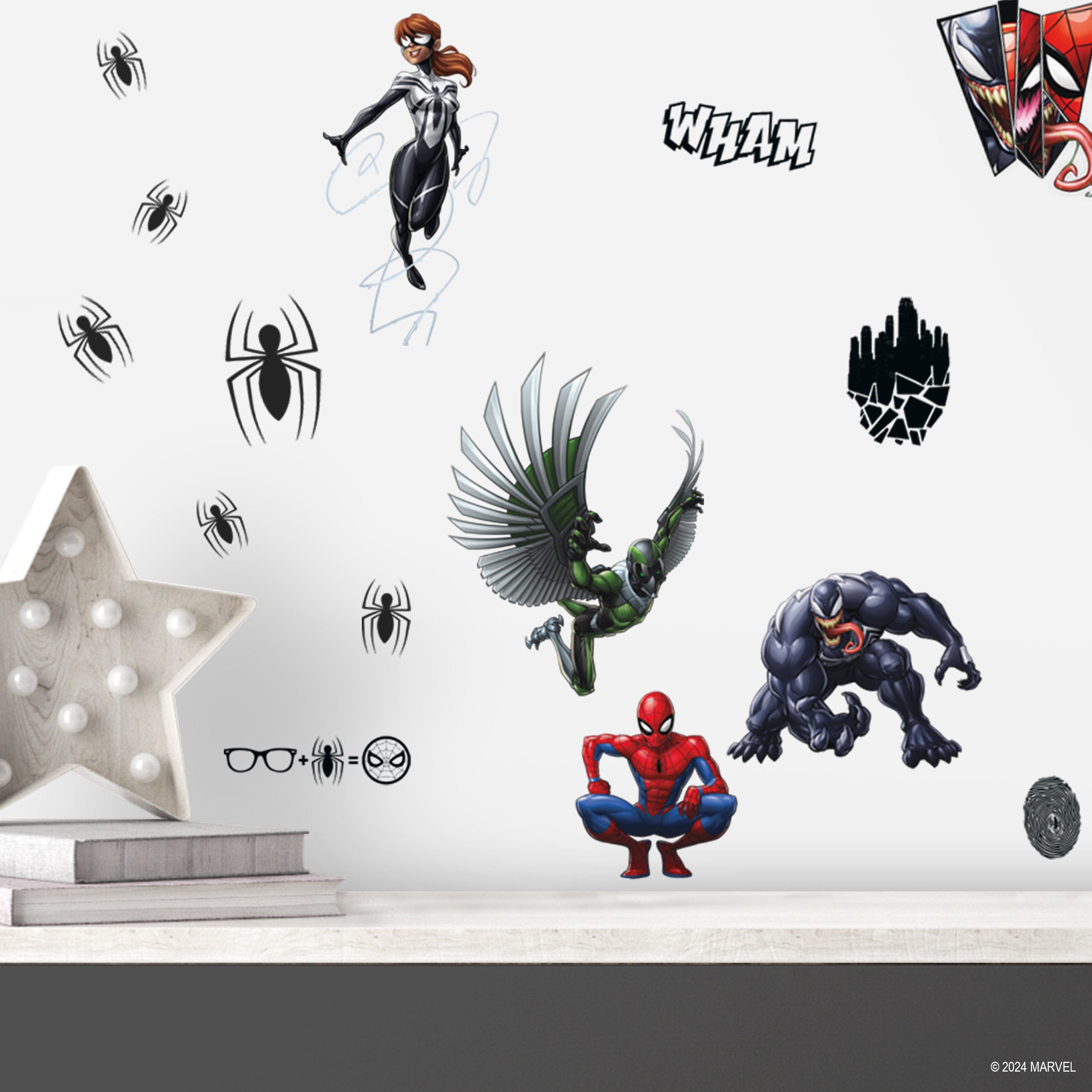 Spider-Man Favorite Characters Wall Decals