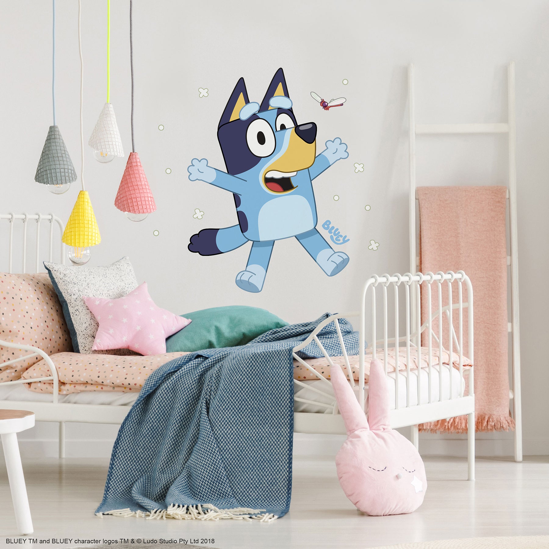 Bluey Character Peel and Stick Wall Decals