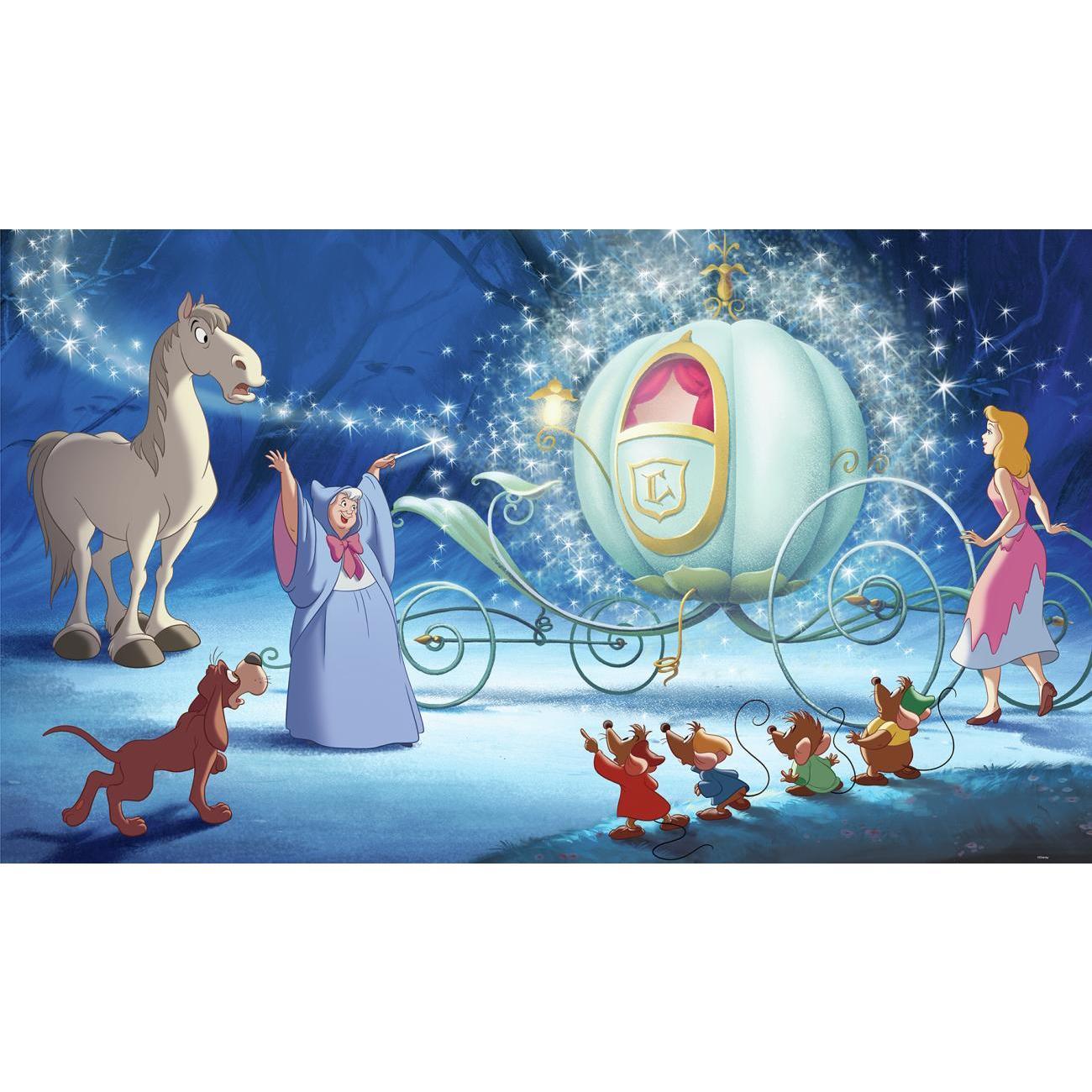 Disney Princess Cinderella Carriage Mural – RoomMates Decor