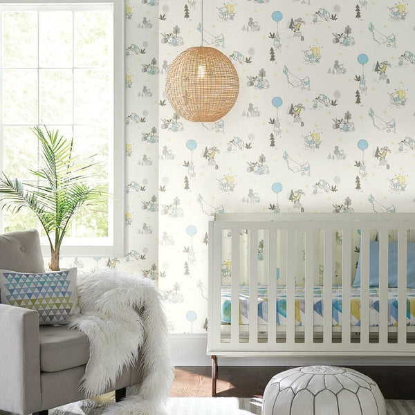 Nursery Baby kids Wallpaper Disney Wall Mural 118x98inch Mickey