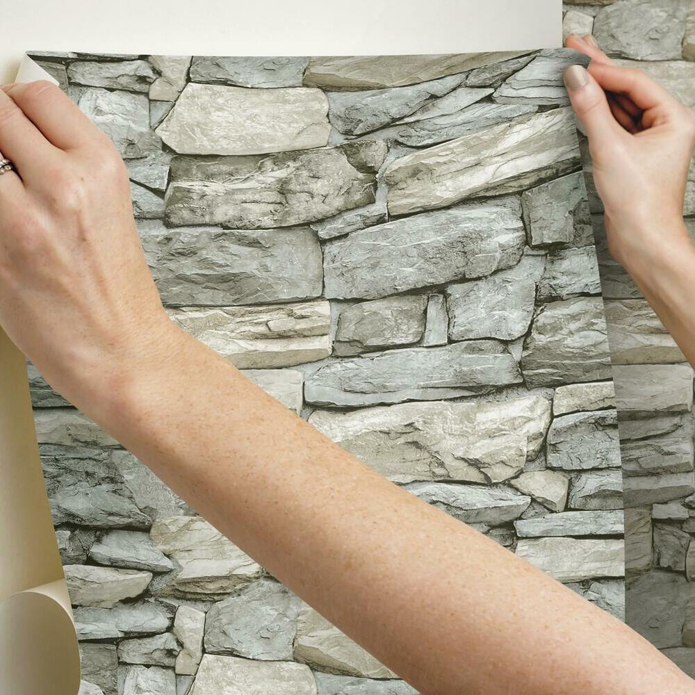 Stone Peel And Stick Wallpaper Roommates Decor