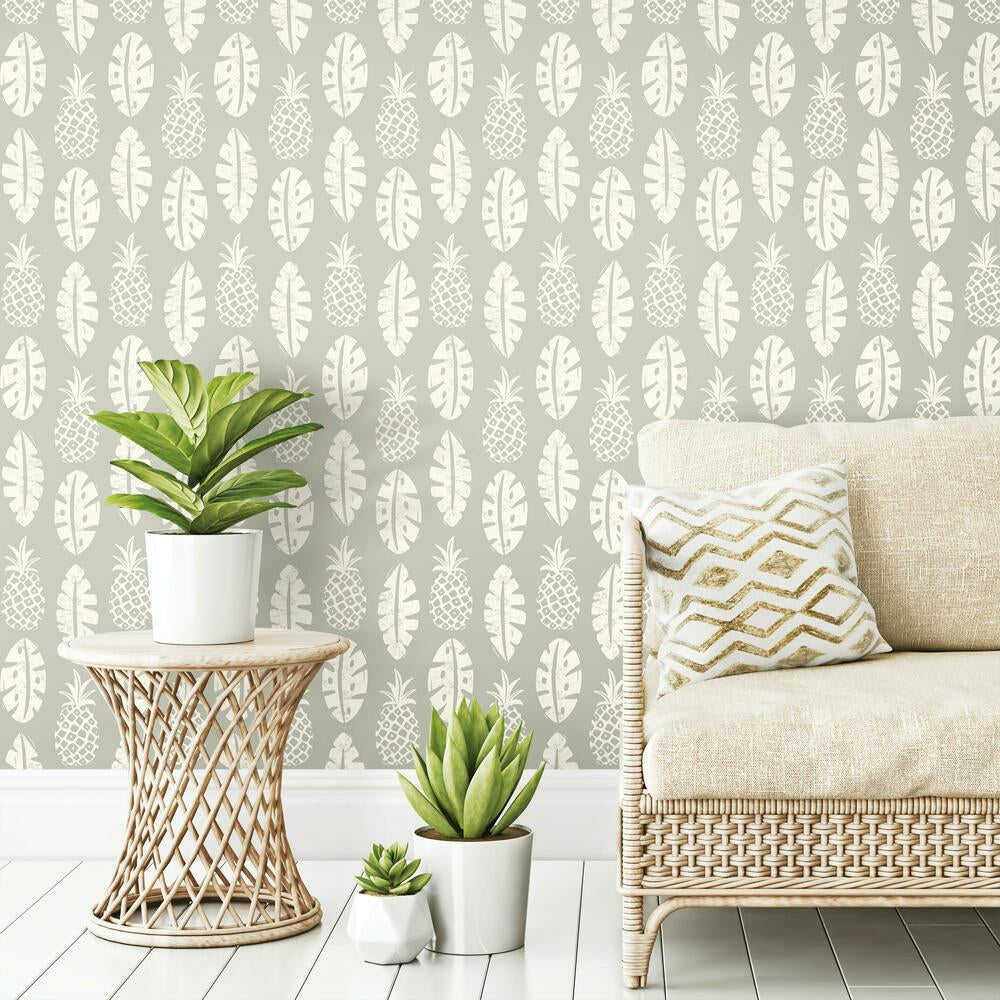 Pineapple Block Print Peel and Stick Wallpaper – RoomMates Decor