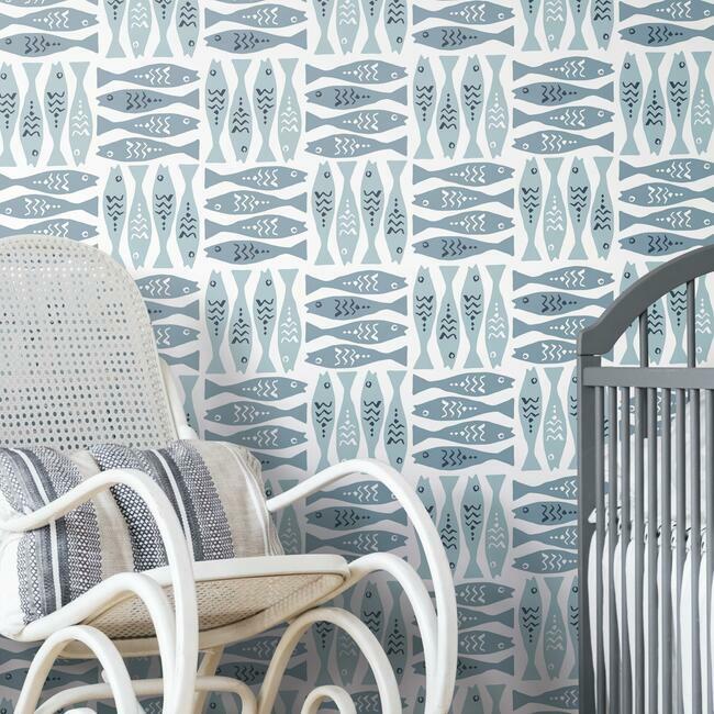 JANE DIXON SARDINIA PEEL AND STICK WALLPAPER