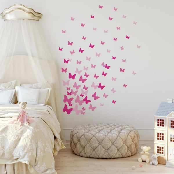 pink wall decals