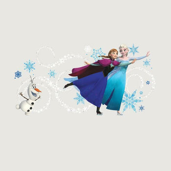  Wall Palz Disney Frozen 2 Wall Decals - Elsa Frozen Wall Decal  with 3D Augmented Reality Interaction - Frozen Bedroom Decor for Girls :  Tools & Home Improvement