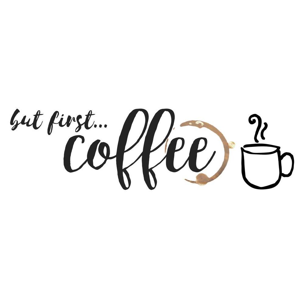 But First Coffee Wall Quote Peel and Stick Decals – RoomMates Decor
