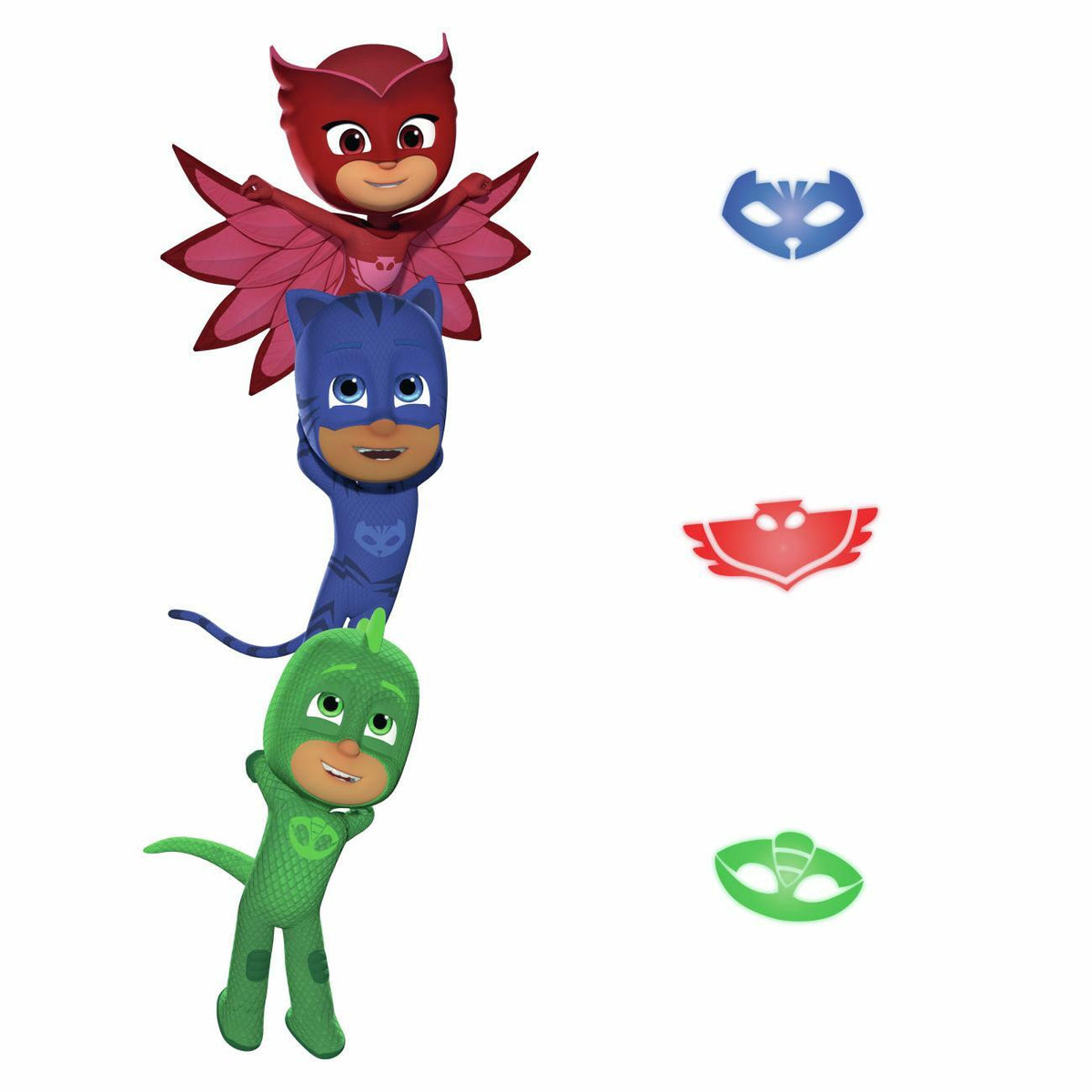 PJ Masks Superheroes Peel and Stick Giant Wall Decals – RoomMates Decor