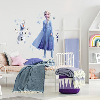  Wall Palz Disney Frozen 2 Wall Decals - Elsa Frozen Wall Decal  with 3D Augmented Reality Interaction - Frozen Bedroom Decor for Girls :  Tools & Home Improvement