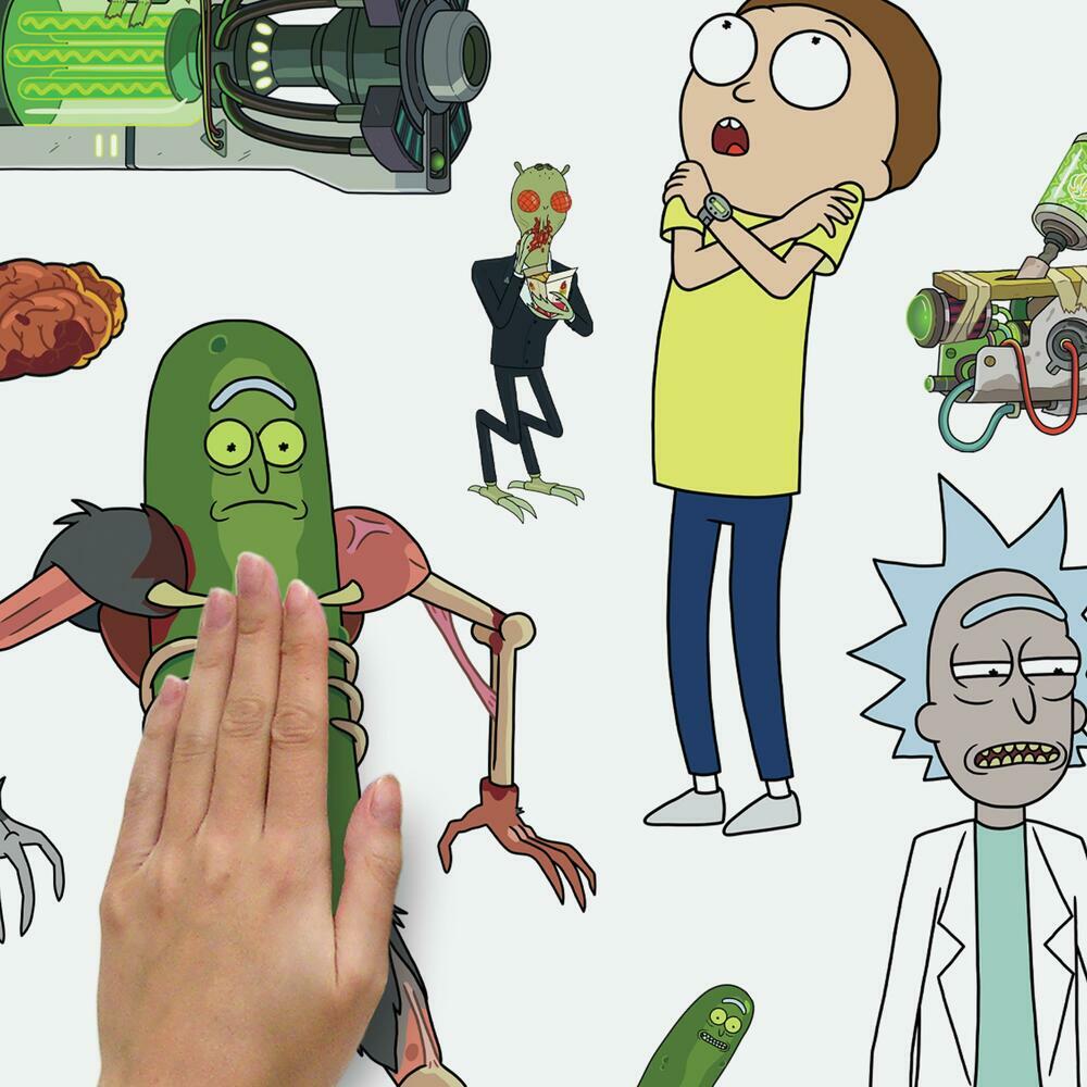 Rick and Morty Peel and Stick Wall Decals – RoomMates Decor