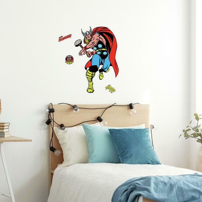 THOR comic inspired wall stickers 30 decals Marvel room decor 
