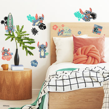 Wall Palz Disney Lilo and Stitch Wall Decals - Stitch Wall Stickers with 3D  Augmented Reality Interaction - 25 Lilo & Stitch Bedroom Decor - Disney