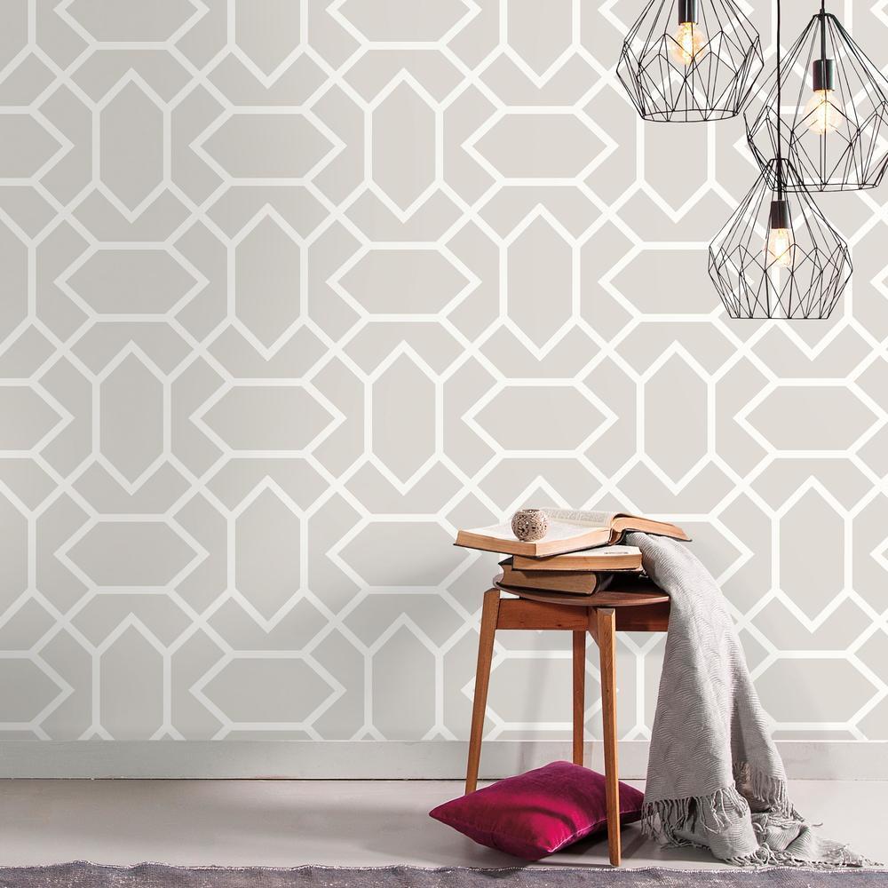 Modern Geometric Peel and Stick Wallpaper – RoomMates Decor