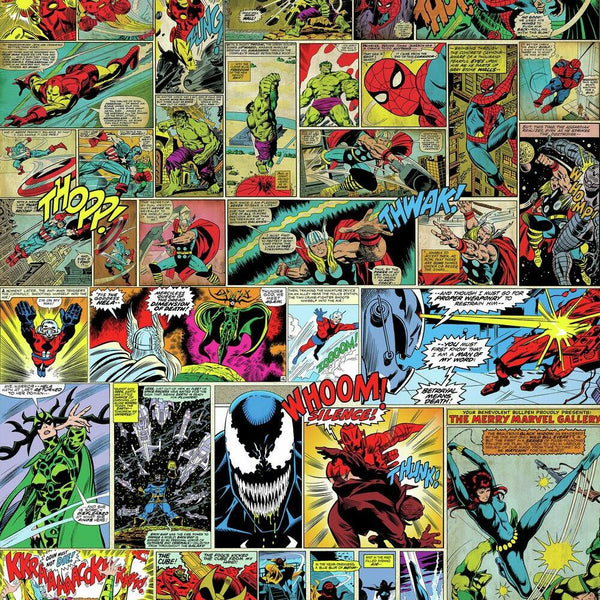 comic book panel wallpaper