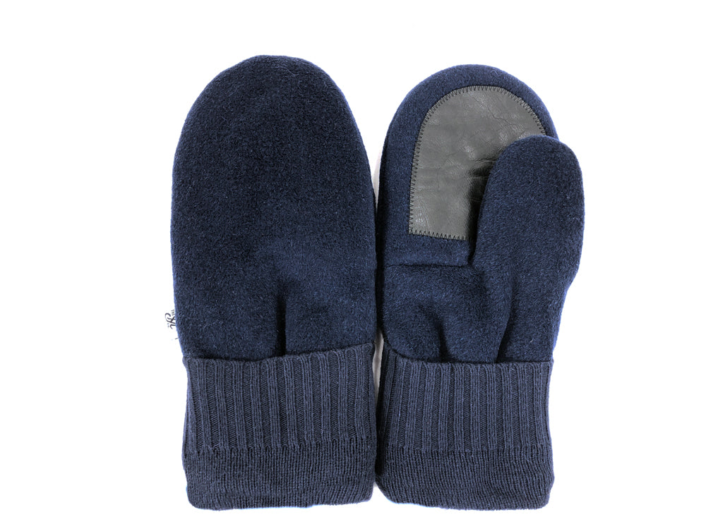 Blue Mens Wool Drivers Mittens XXL 3285