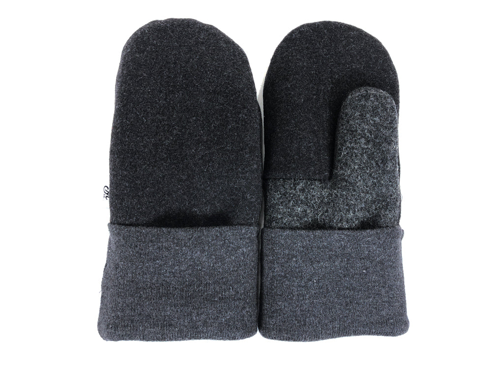 Gray Men's Wool Mittens - XL - 3307