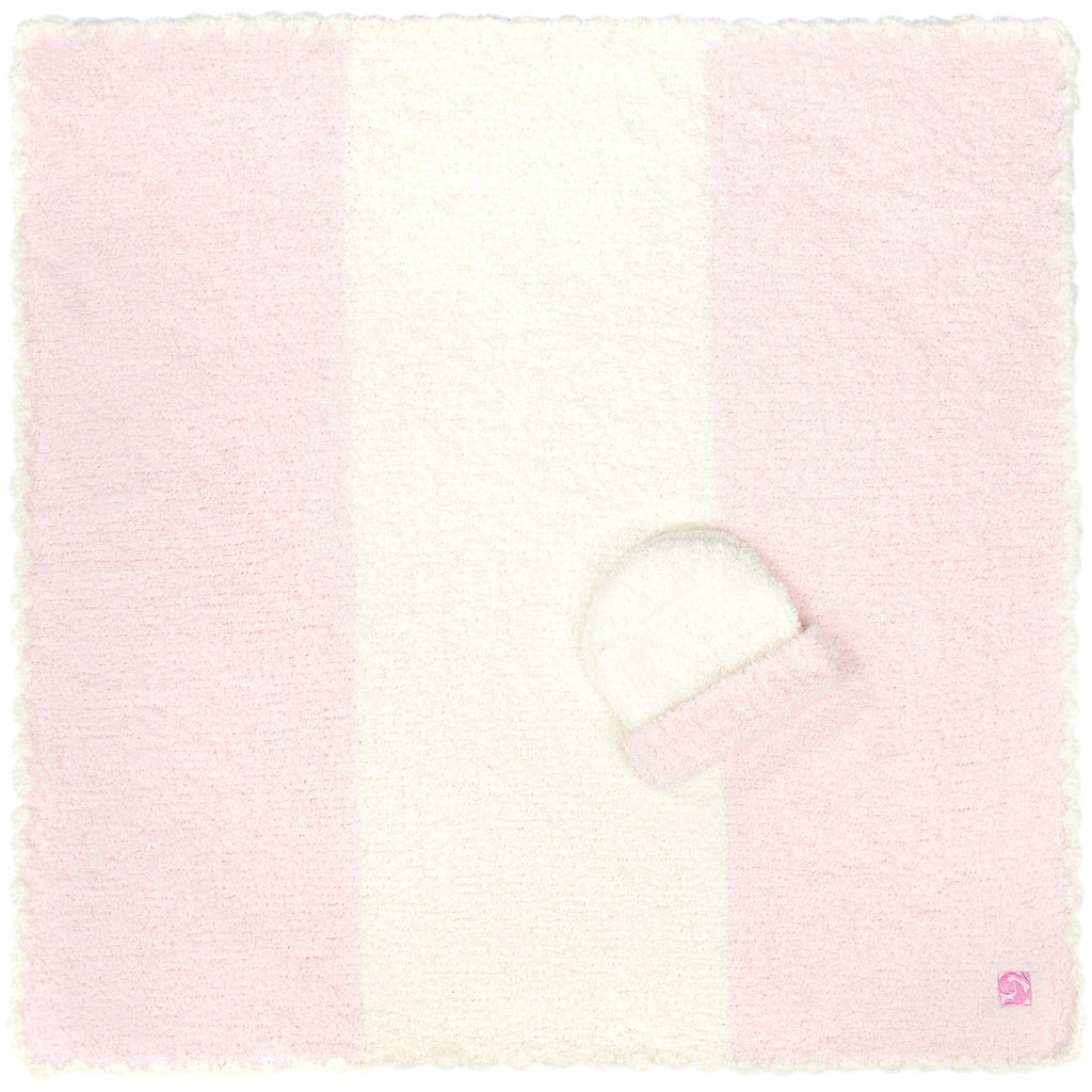 Kashwere Baby Ultra Soft Baby Blanket & Cap Available In Crème