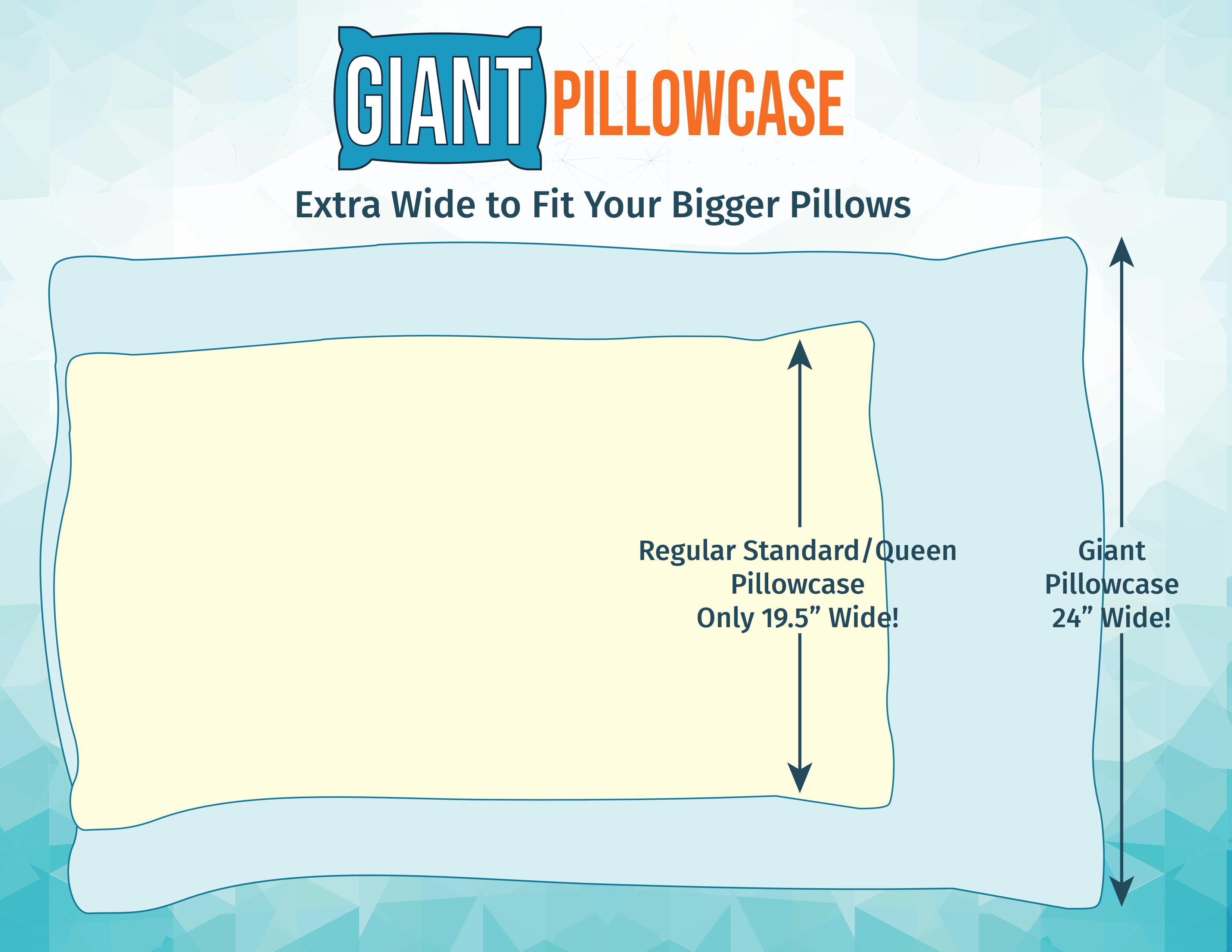 extra wide pillow case covers