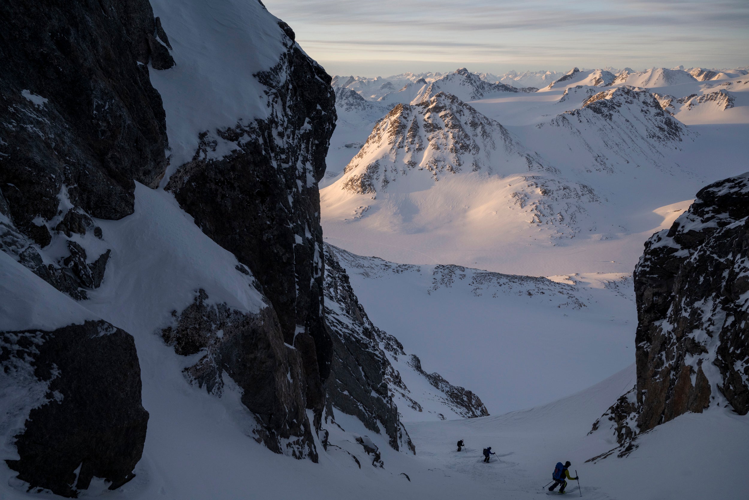 Ski touring in East Greenland