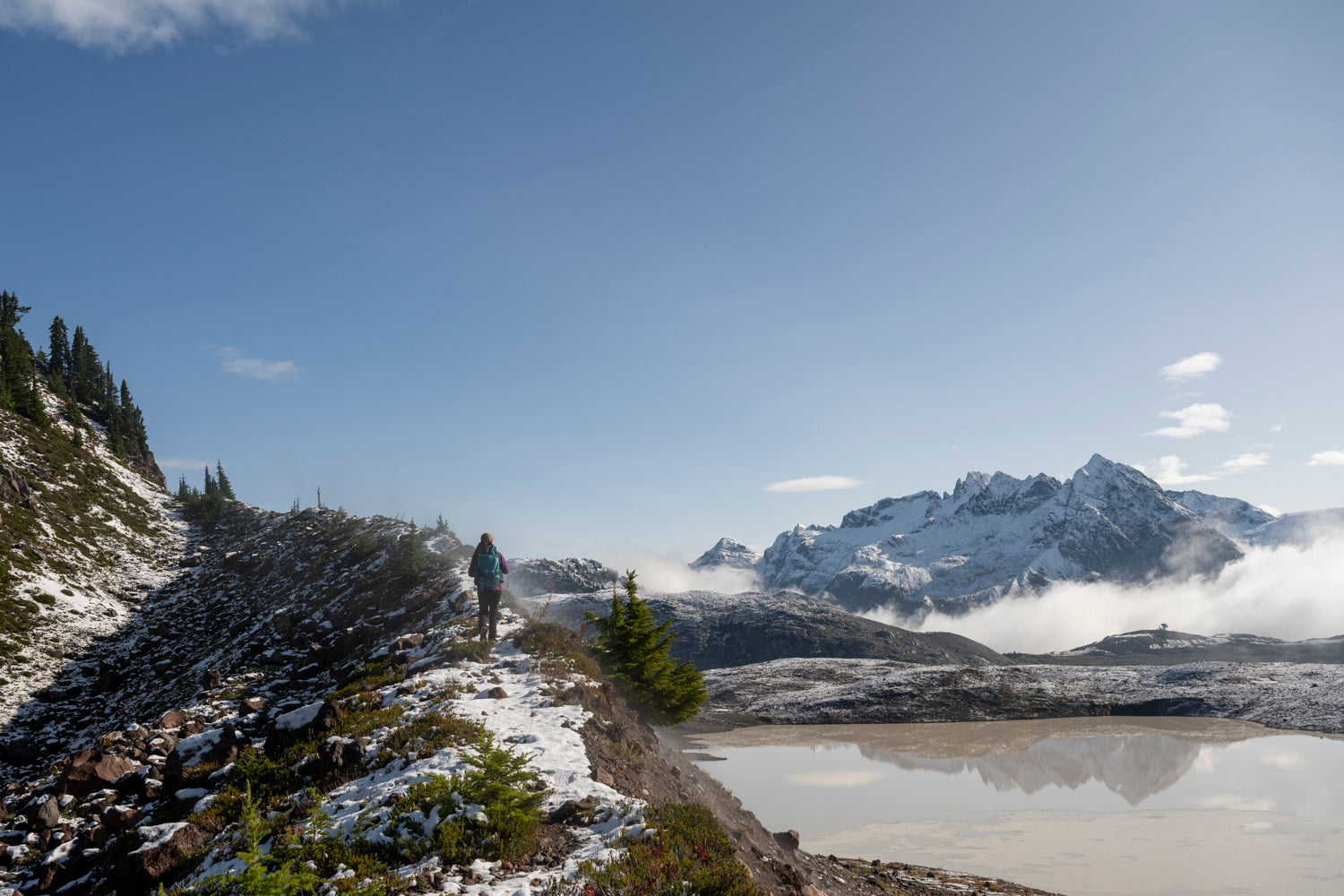 Hiking to Opal Cone in Garibaldi Provincail Park